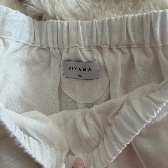 PIYAMA COCONUT LINEN LOUNGE SET - Picture 7 of 7